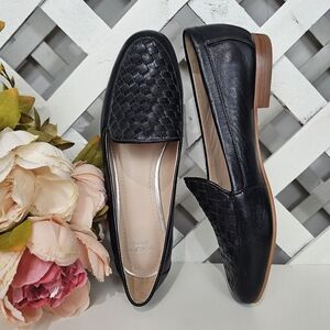 Johnston & Murphy Black Leather Loafer Size 7